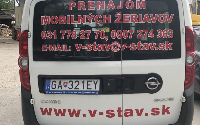 v-stav prace
